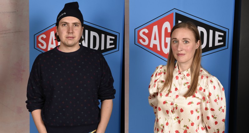 Alex H. Fischer and Eleanor Wilson at the 2020 Sundance Film Festival SAGindie Filmmaker Luncheon (photos by Fred Hayes) alex fischer eleanor wilson sagindie