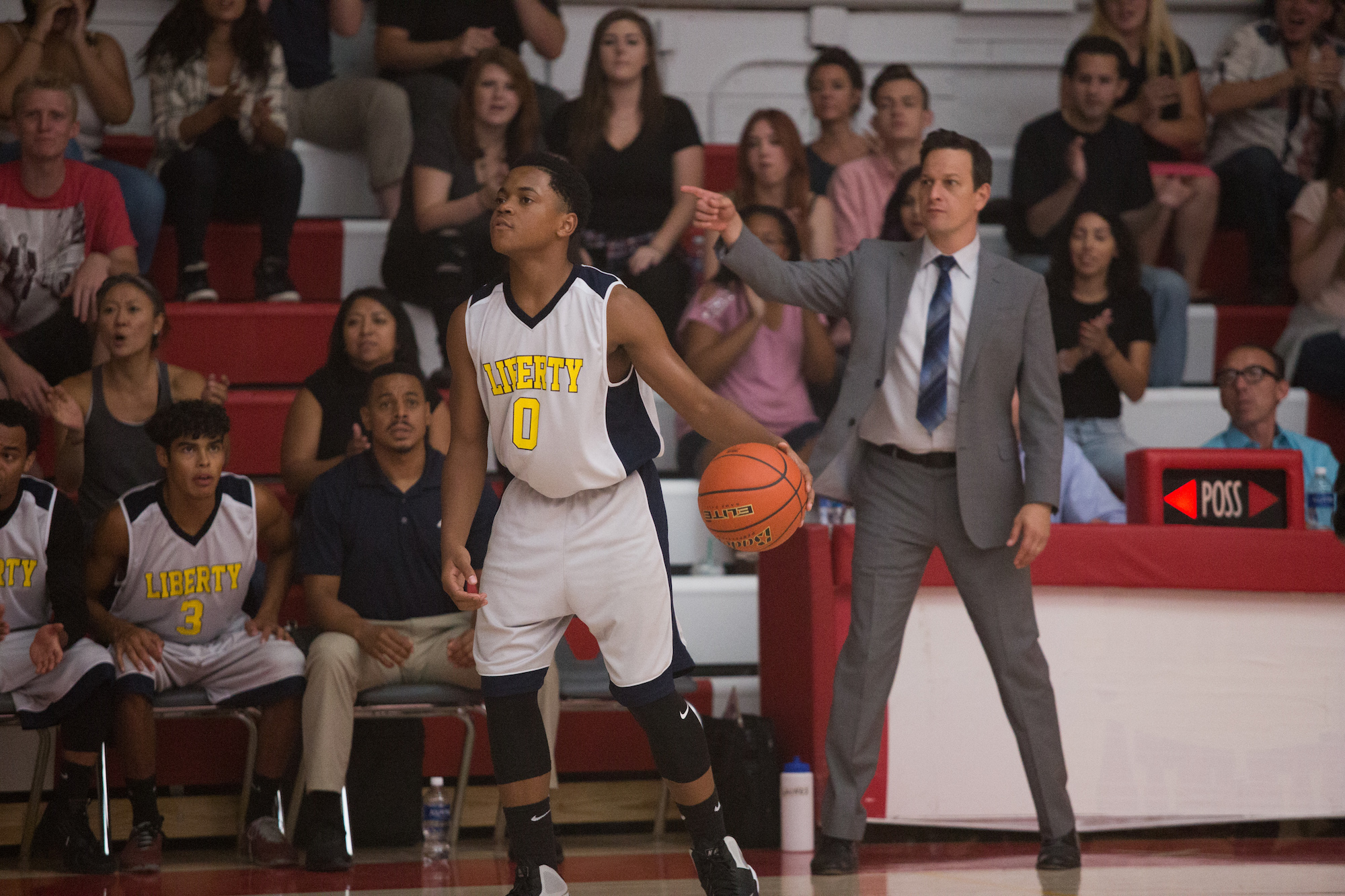 Michael Rainey Jr. and Josh Charles in 'Amateur' (Photo courtesy of Netflix) amateur film netflix