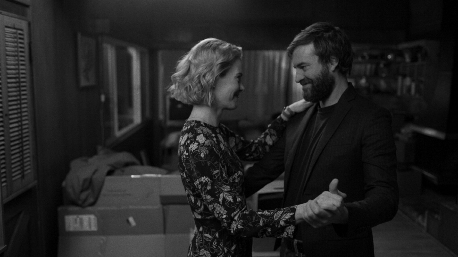 Sarah Paulson and Mark Duplass in 'Blue Jay' paulson duplass