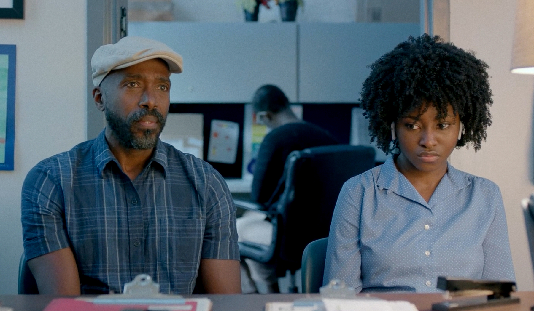 Ntare Guma Mbaho Mwine and Jayme Lawson in 'Farewell Amor' (courtesy of IFC Films) farewell amor cast