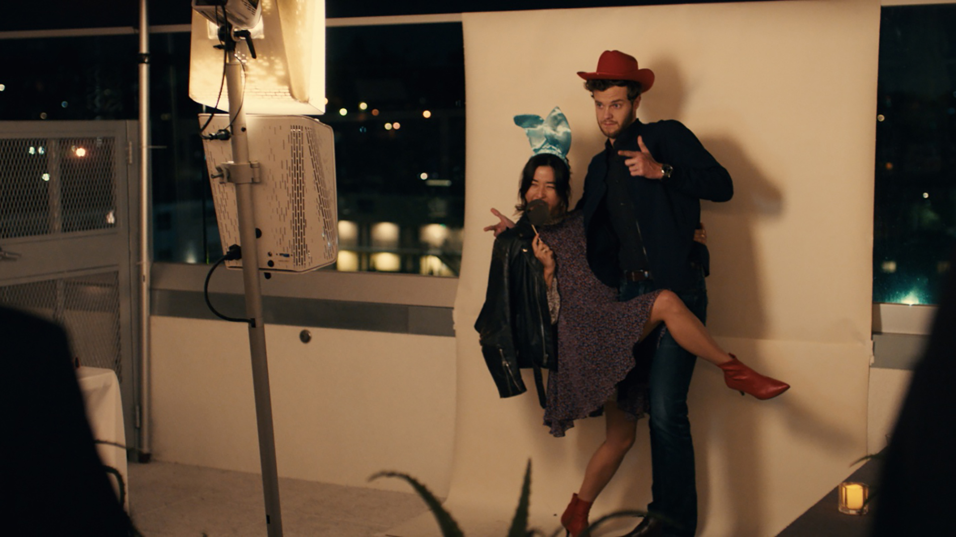Maya Erskine and Jack Quaid in 'Plus One' plus one movie