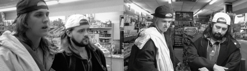 'Clerks' (L), 'Shooting Clerks' (R) shooting clerks