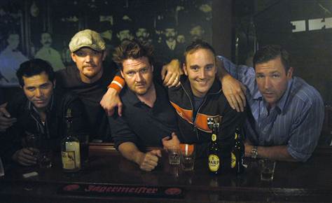 'The Groomsmen' cast (L to R) John Leguizamo, Matthew Lillard, Donal Logue, Jay Mohr, Edward Burns the groomsmen movie cast