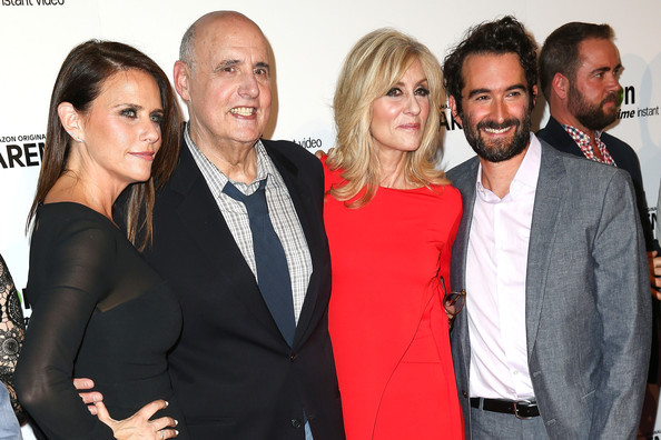 Amy Landecker, Jeffrey Tambor, Judith Light, Jay Duplass (photo by Imeh Akpanudosen/Getty Images) transparent cast