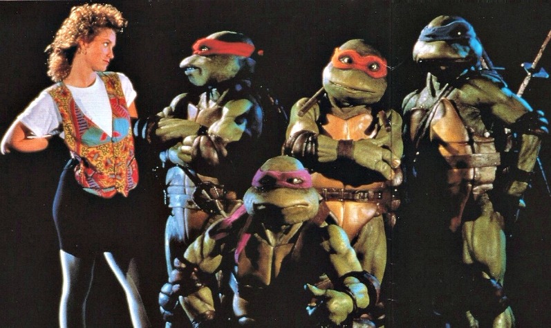 Pictured: April O'Neil, looking more street than Vanilla Ice. turtles